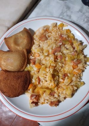 Foto de Arroz de Legumes e Enchidos