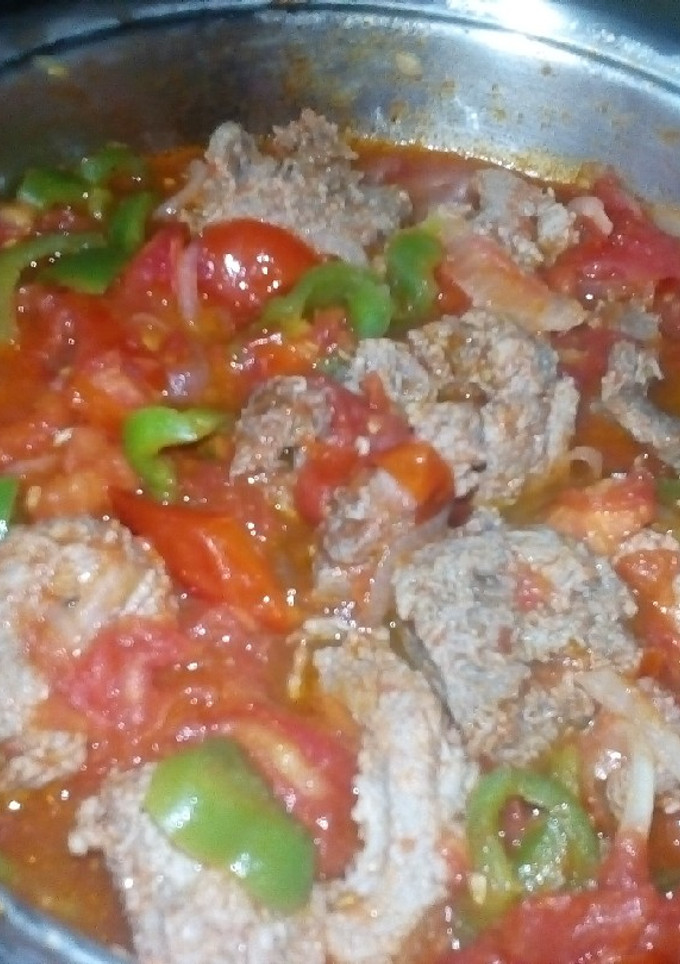 Una foto de Carne Bistec