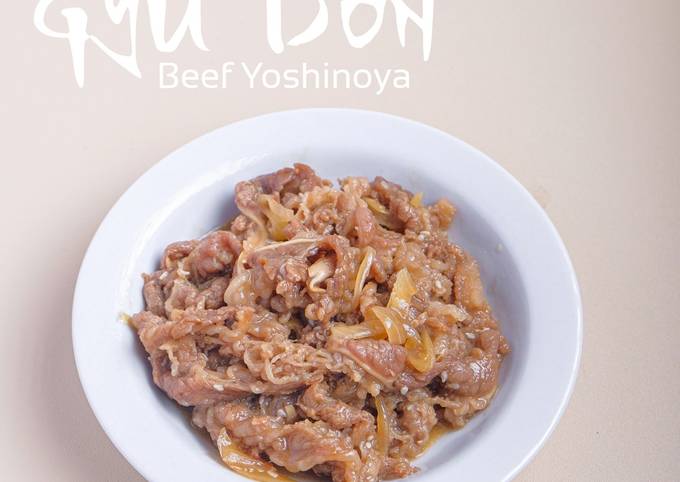 Beef Yoshinoya versi Simpel Ekonomis (Gyu Don)