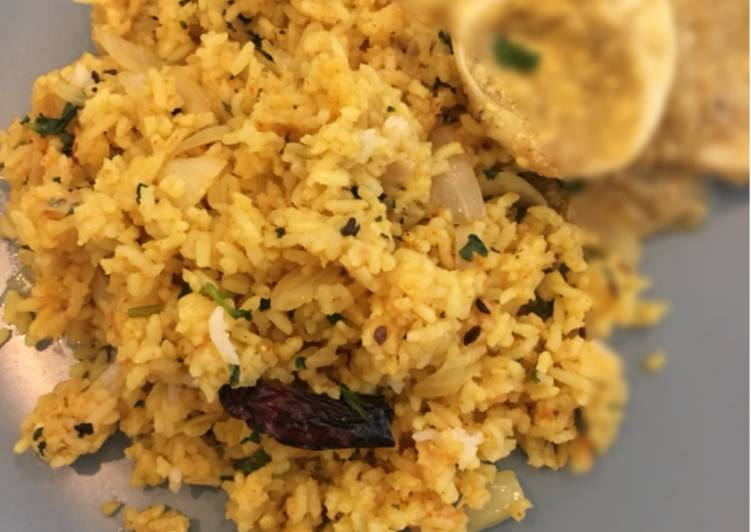 Phodnicha Bhaat (masala rice) Phodnicha Bhaat (masala rice)