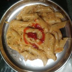 A picture of Mixed sauce pasta.