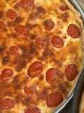 Quiche de Mozzarella e Tomate Cherry