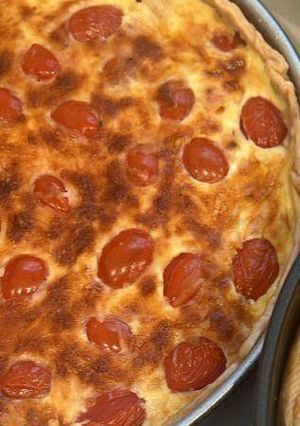 Foto de Quiche de Mozzarella e Tomate Cherry