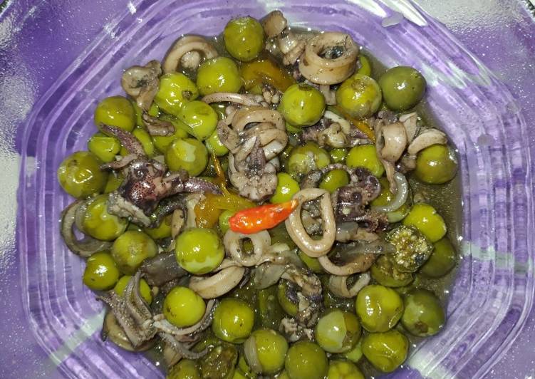 Cumi tinta terong pipit