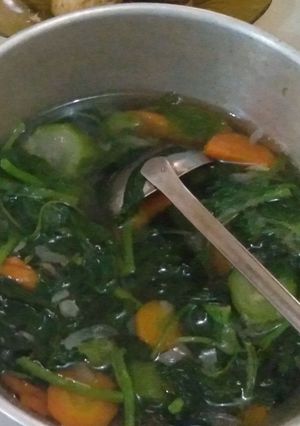 Foto resep Sayur bening bayam simple