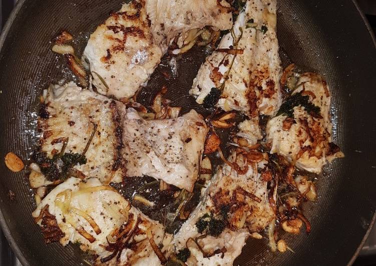 Simple Way to Make Super Quick Homemade Snapper Fish - Pan Fried