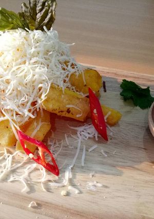 Foto resep Singkong goreng keju
