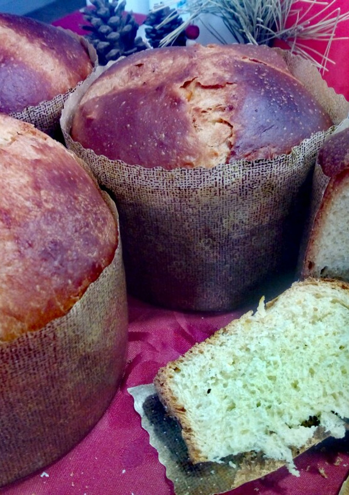 Una foto de Panettone