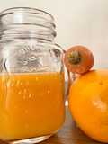 Licuado de zanahoria, manzana y naranja