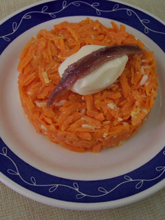 Una foto de Ensalada de zanahoria