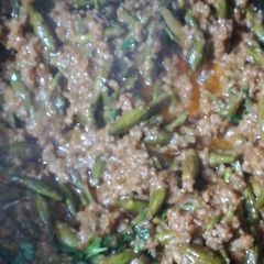 Kachnaar keema in yogurt A picture of Kachnaar keema in yogurt.