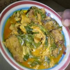 A picture of Oha soup.