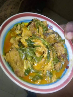 A picture of Oha soup.