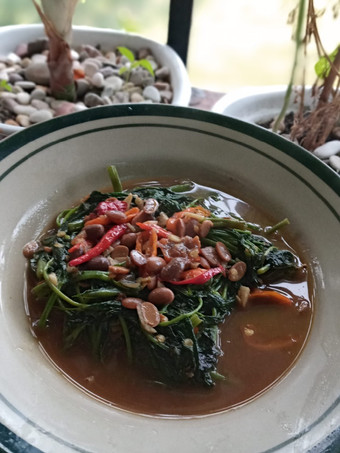 Bagaimana Membuat Tumis kangkung tauco, Enak Banget