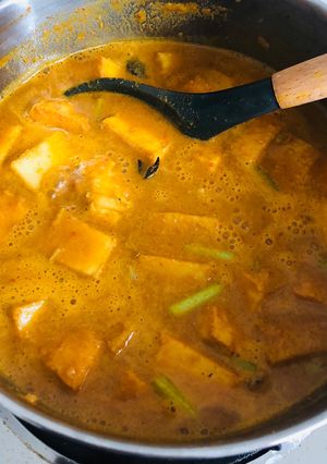 Gambar Kuah Mee Kari Simple