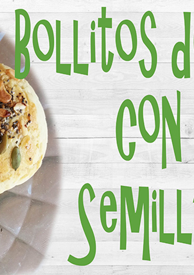 Una foto de Bollitos de pan con semillas sin gluten