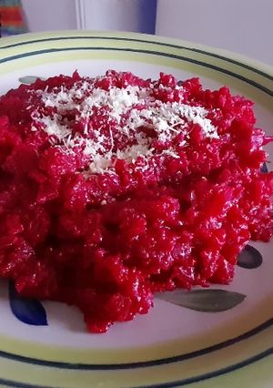 Una foto de Risotto de Betarraga