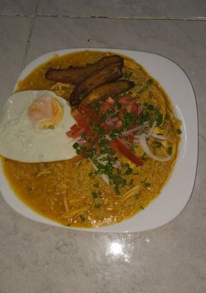Una foto de Majadito batido