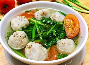 Hình của món Canh Cá Thác Lác Nấu Ngót.