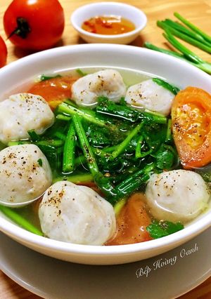 Hình của món Canh Cá Thác Lác Nấu Ngót.