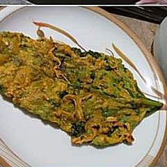 A picture of Palak pakora.