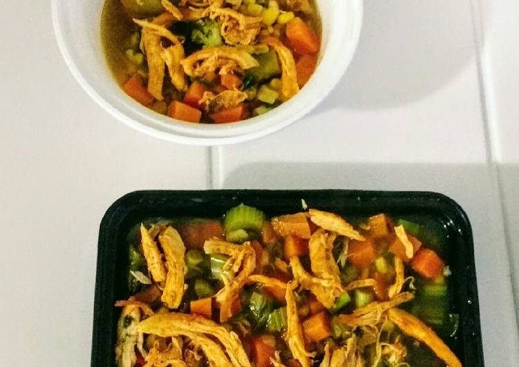 Easiest Way to Prepare Favorite Zero oil Chicken Veg Soup