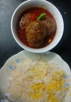 A picture of Nargisi kofte.