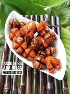 Foto resep Bakso sosis lada hitam