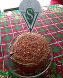 Torta de panqueques con plátano