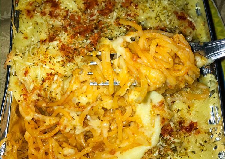 Spaghetti panggang oven tangkring