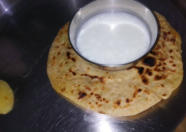 Recipe of Homemade Quick and easy aloo paratha