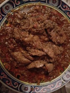 صورة لوصفة كبدة دجاج مشرملة