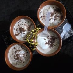 A picture of Cold coffee with ice-cream.