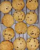 Galletas de avena, coco y chocolate