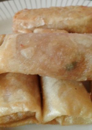 Foto resep Lumpia goreng Isi Ayam Sayuran