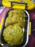 Palak poori with lots of Iron