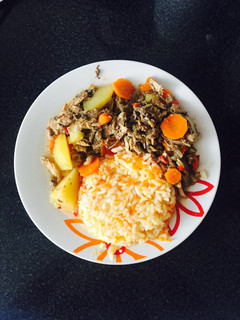Una foto de Guiso de jurel, receta de mi abuelita ❣️