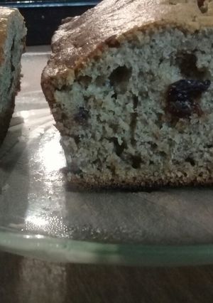 Una foto de Budín de banana (apto vegano)