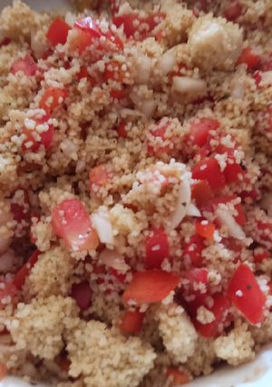 Una foto de Ensalada fresca de cuscús