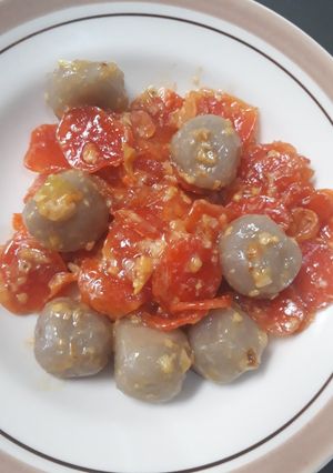Foto resep Seblak cilok+kerupuk