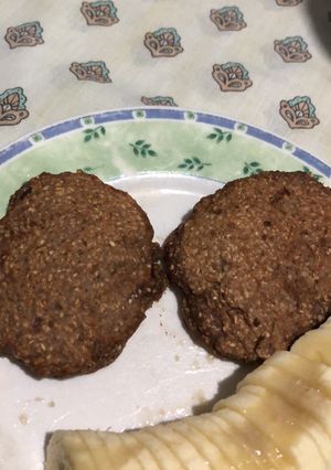 Una foto de Mini panqueques de cacao amargo