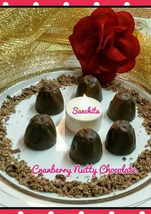 A picture of Cranberry Nutty Chocolates.