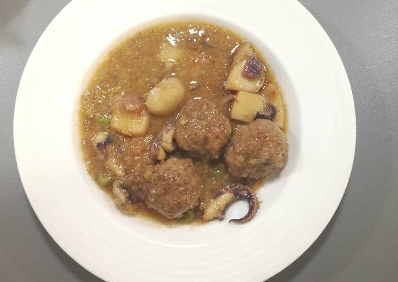 Albóndigas con Sepia