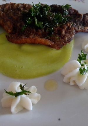 Una foto de Filet de sole meunière