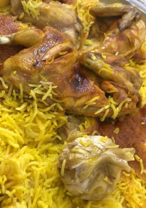 صورة لوصفة مندي دجاج بقدر الضغط الكهربائي