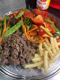 Stir-Fried Beef with Five-Color Vegetables