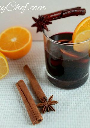 Une photo de Vin chaud maison aux senteurs de Noël