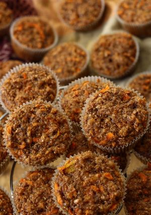 Una foto de Muffins de zanahoria