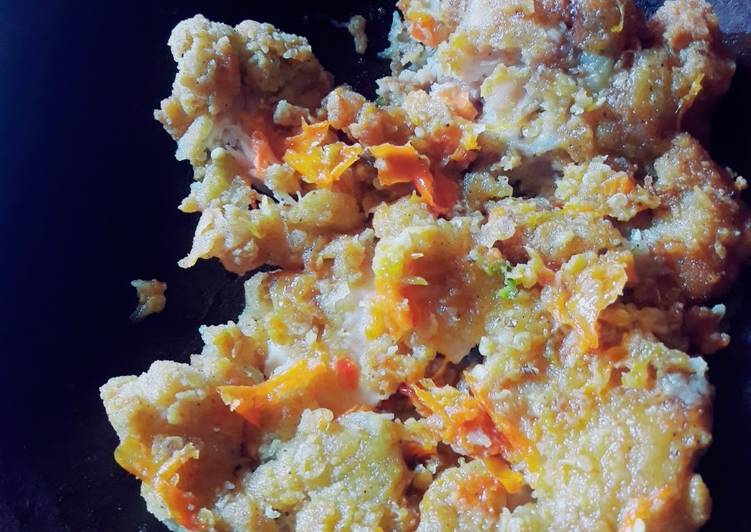 Ayam geprek di cobek#BikinRamadanBerkesan