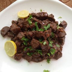 A picture of Mutton Fry Dil Gurda Kaleji.